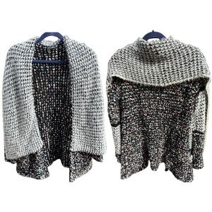 Dor Dor Couture Bouclé Open-Front Cardigan – Size S